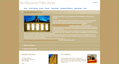 Desktop Screenshot of newgloucesterlibrary.org